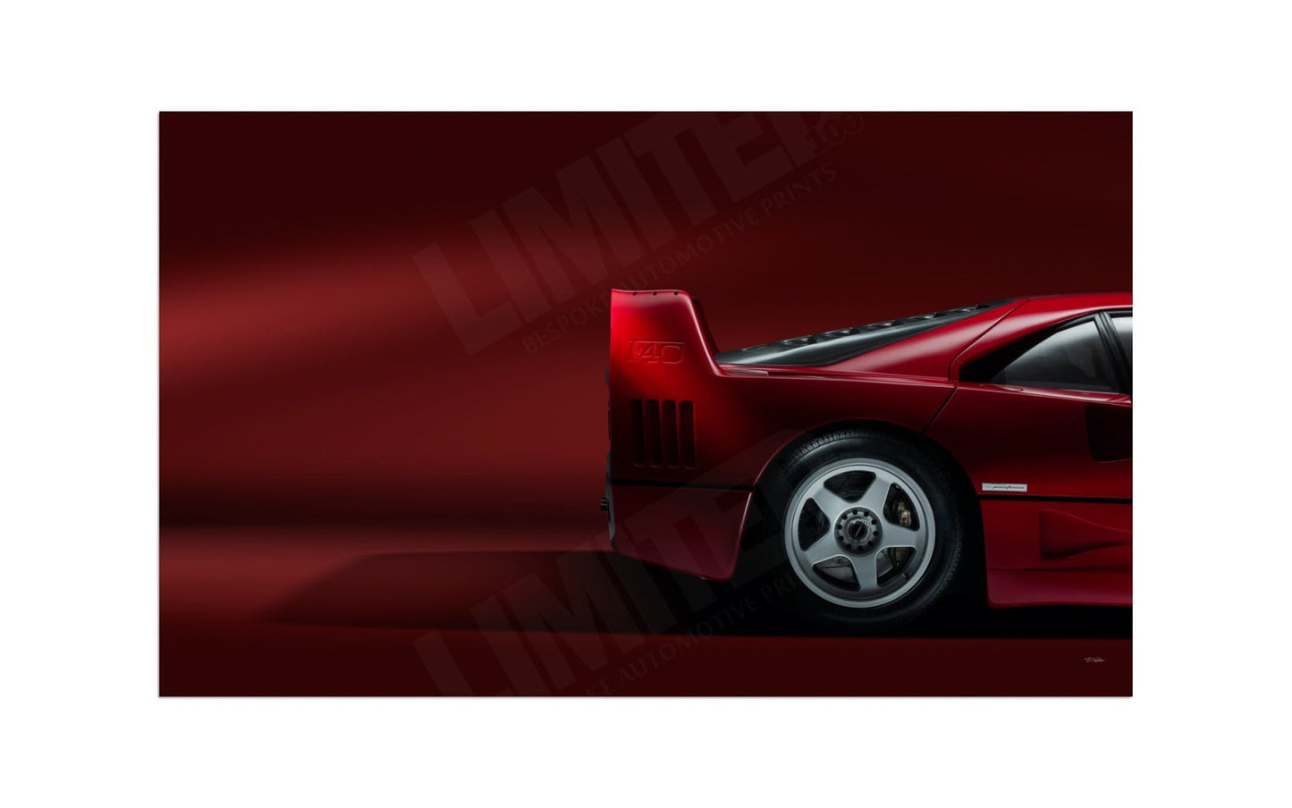 Ferrari F40 (side profile)