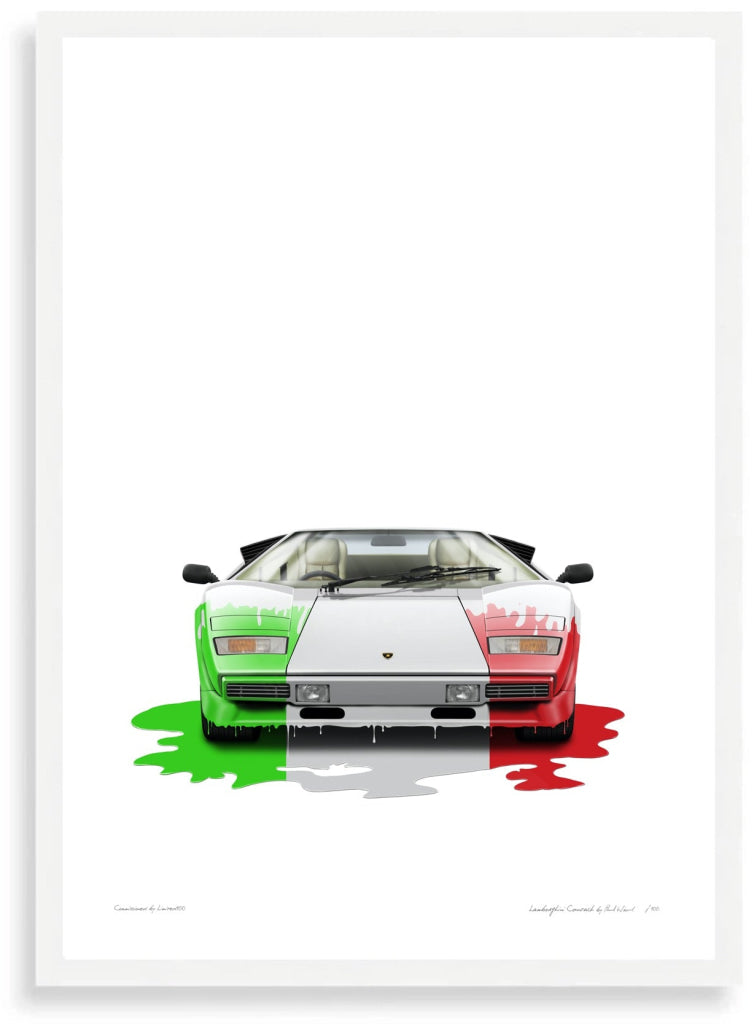 Lamborghini Countach (tricolore in uno)