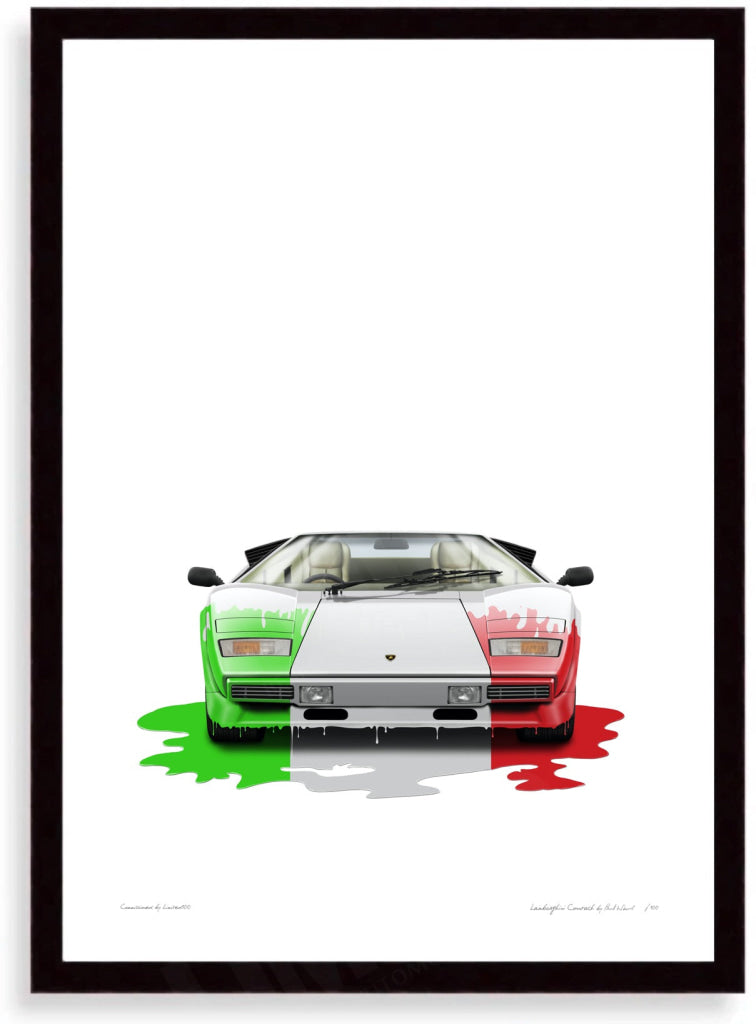 Lamborghini Countach (tricolore in uno)