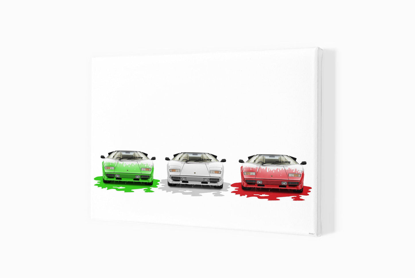 Lamborghini Countach (tricolore)