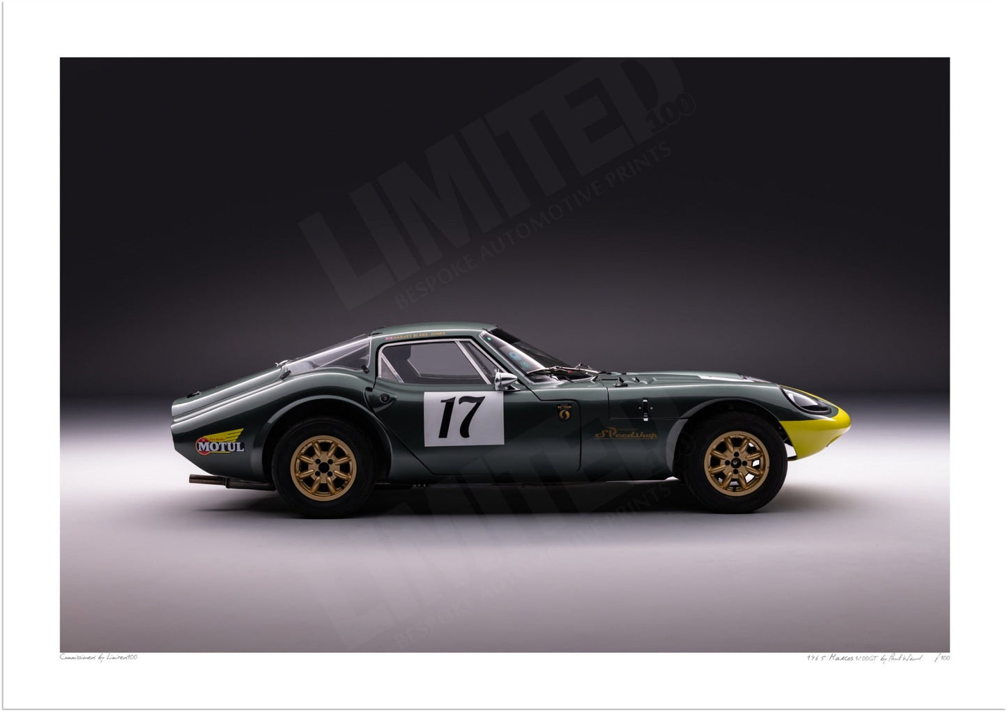 1965 Marcos 1800GT (side profile)