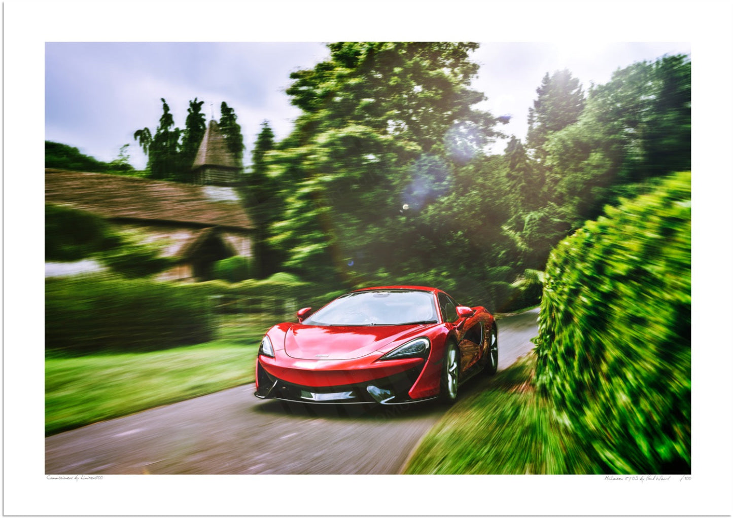 McLaren 570S in the Cotswolds