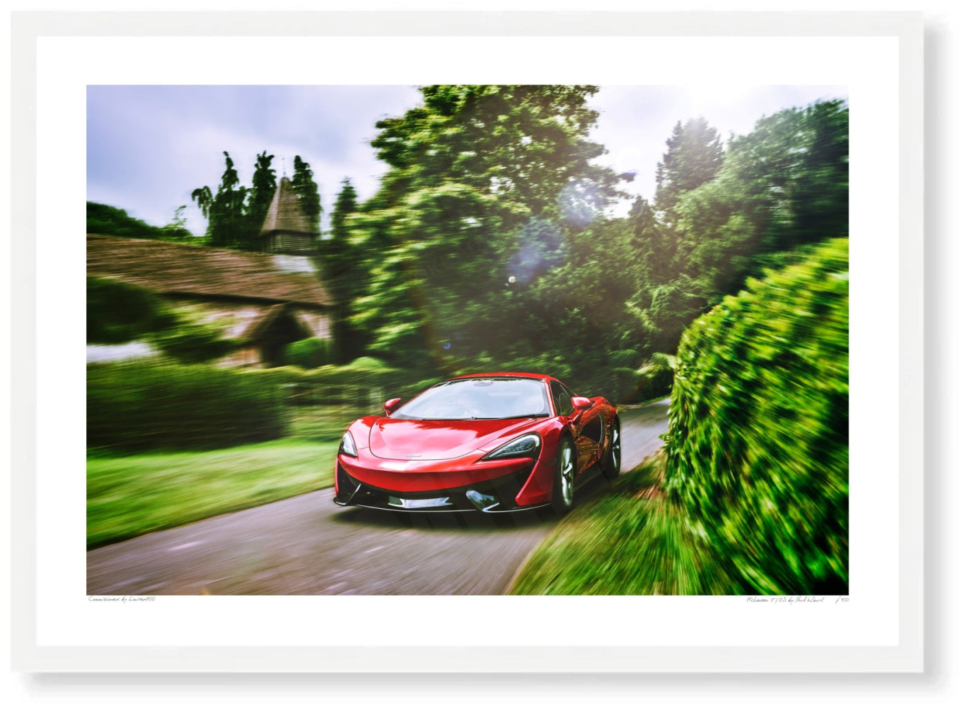 McLaren 570S in the Cotswolds