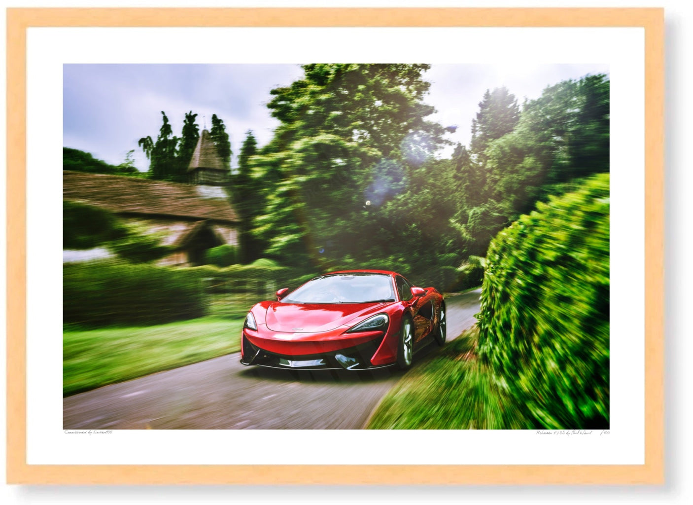 McLaren 570S in the Cotswolds