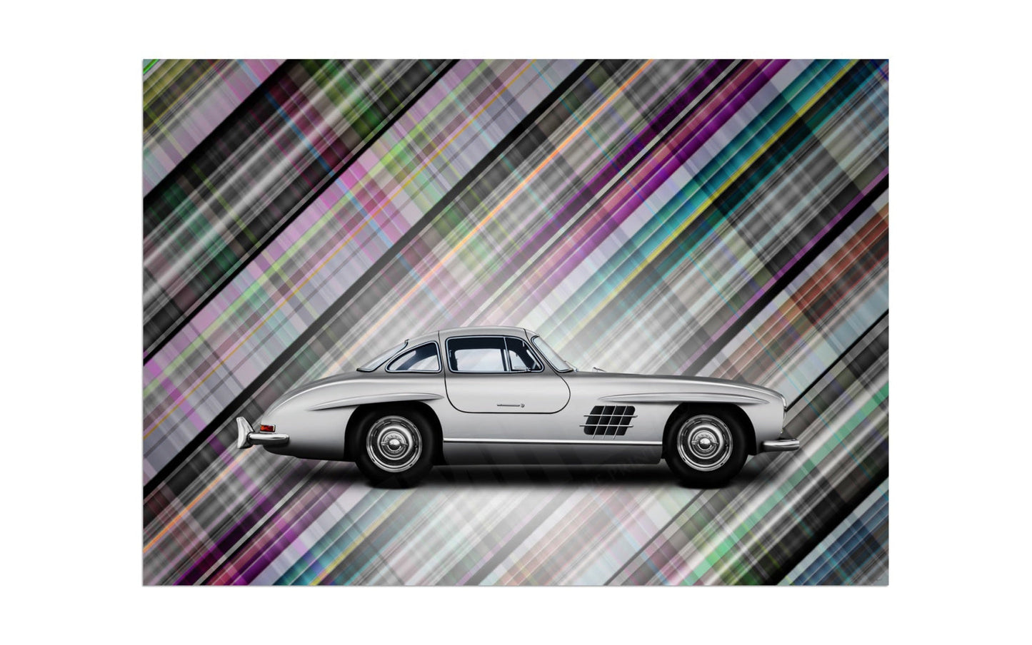 Mercedes-Benz 300 SL (technicolour tartan)
