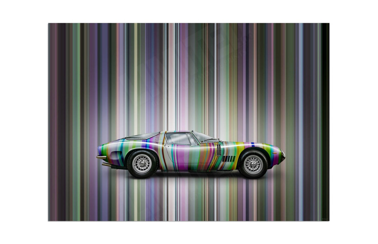 Bizzarrini 5300 GT Strada (technicolour stripes)
