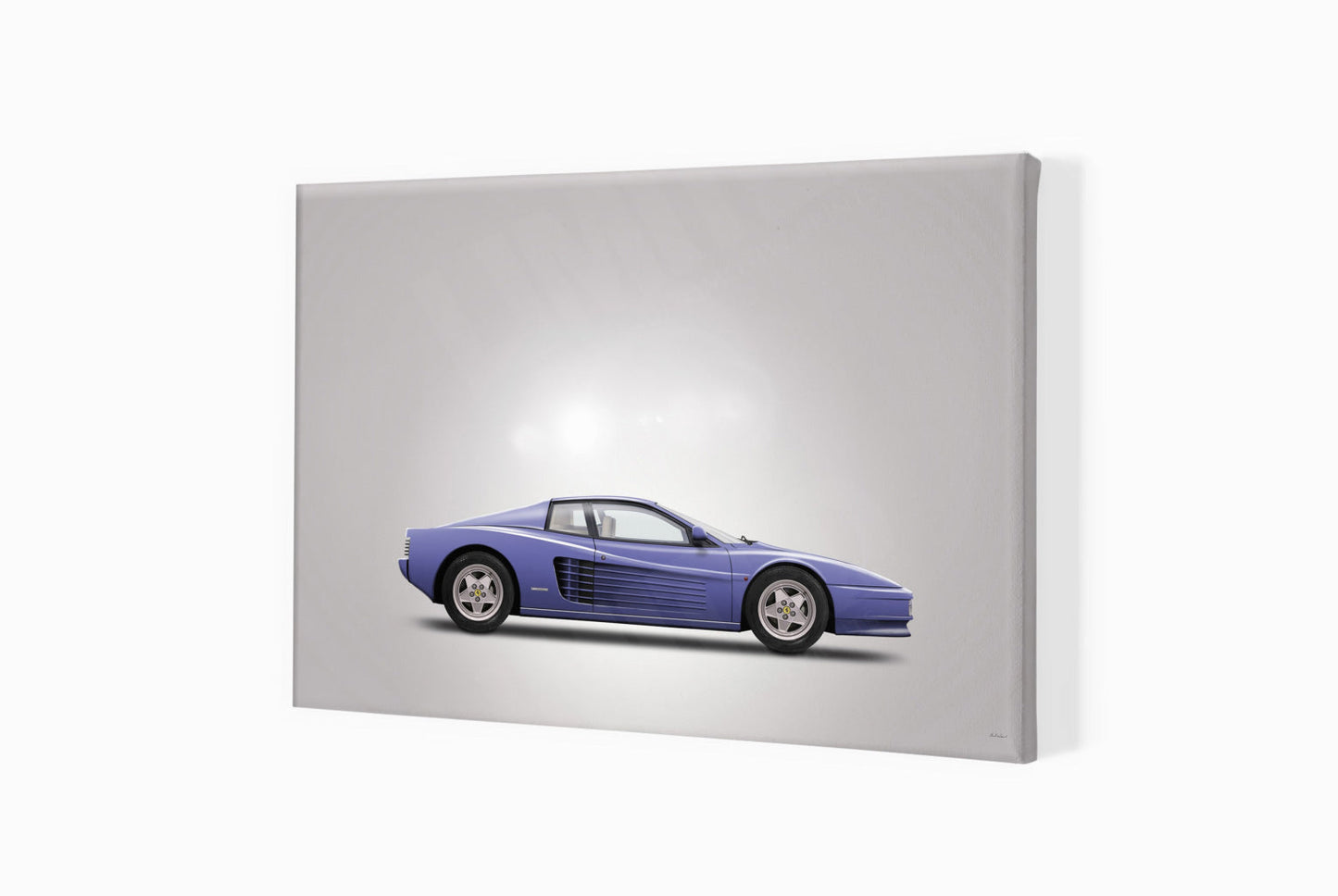 Ferrari Testarossa by Paul Ward (Pantone 17-3938) "Very Peri"