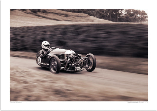Morgan 3 Wheeler at Shelsley Walsh Hill Climb