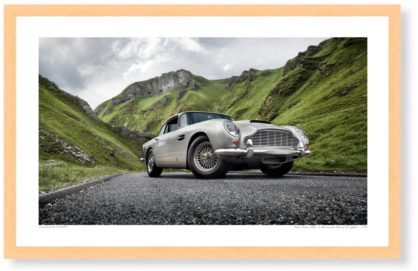 Aston Martin DB5 in the Winnats Pass