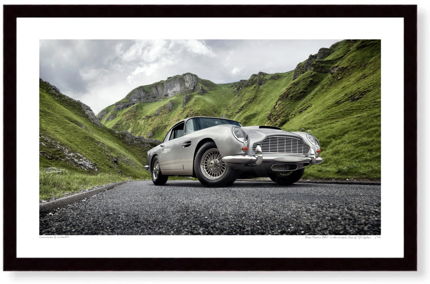 Aston Martin DB5 in the Winnats Pass