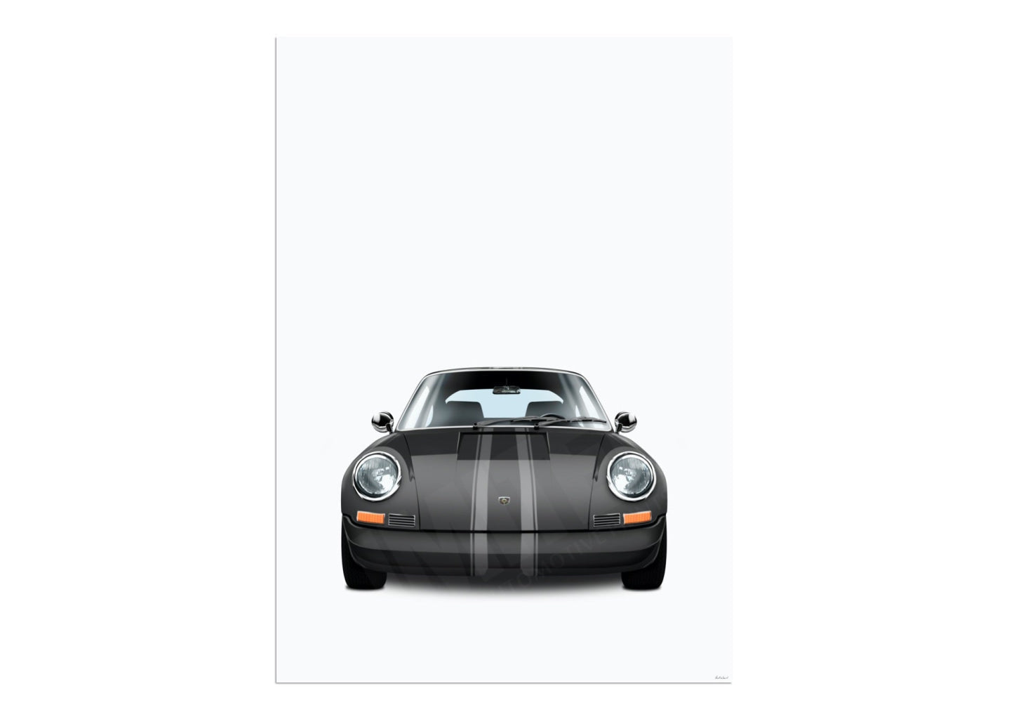 Porsche 911 Outlaw (black, white)