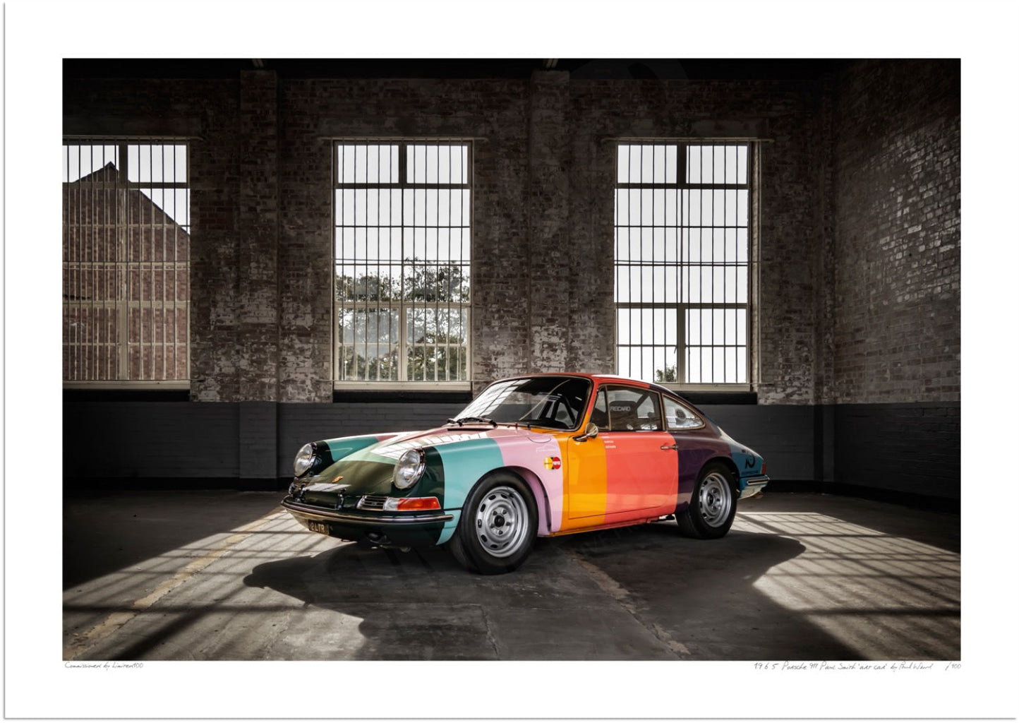 1965 Porsche 911 Paul Smith 'art car' at Bicester Heritage