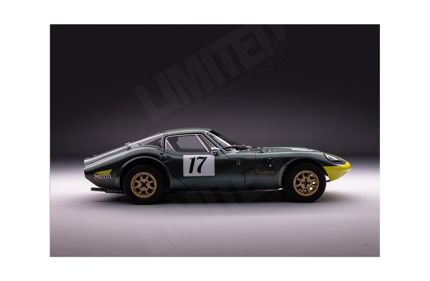 1965 Marcos 1800GT (side profile)