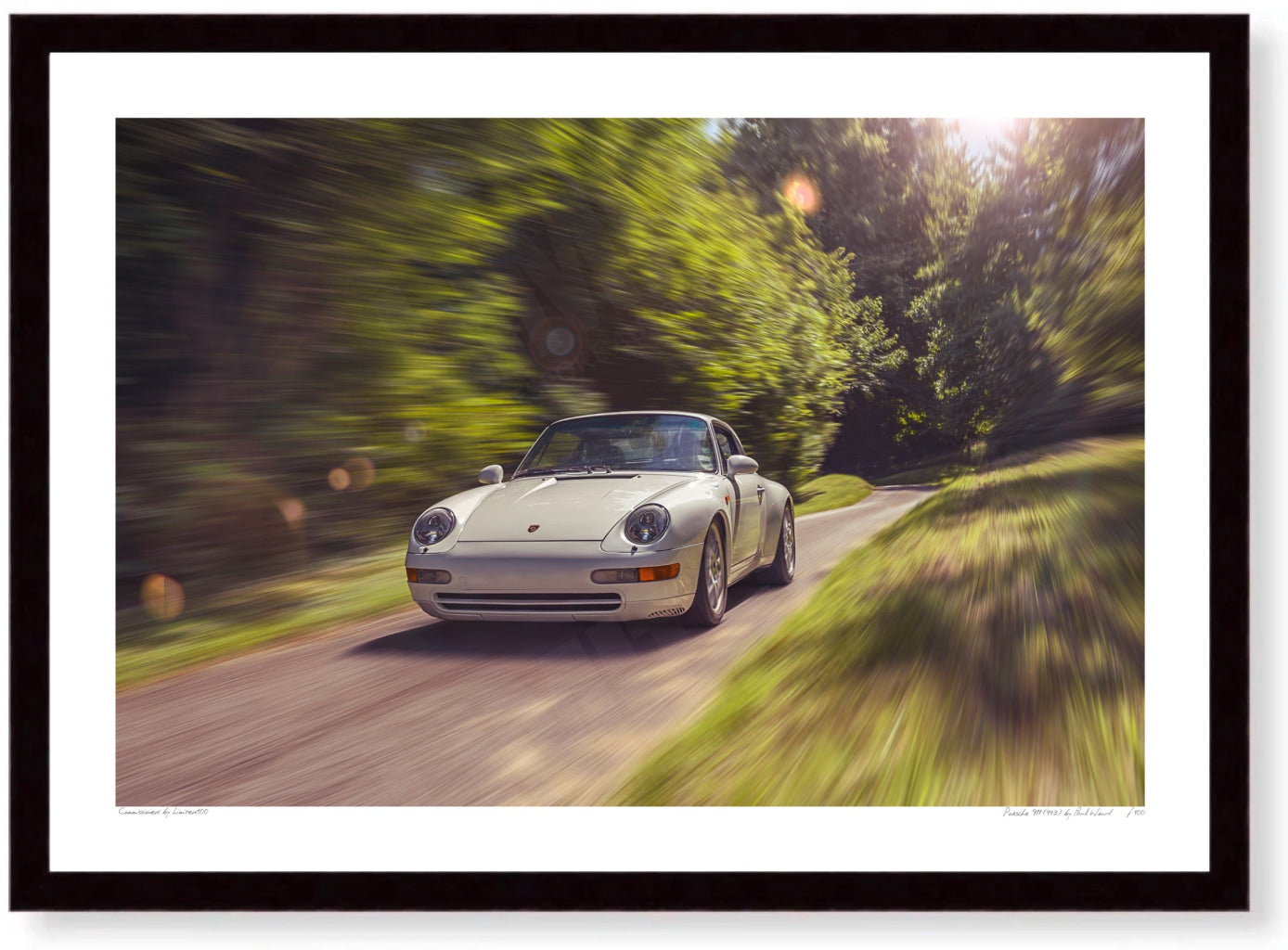 Porsche 911 (993) Carrera at Prescott Hill Climb