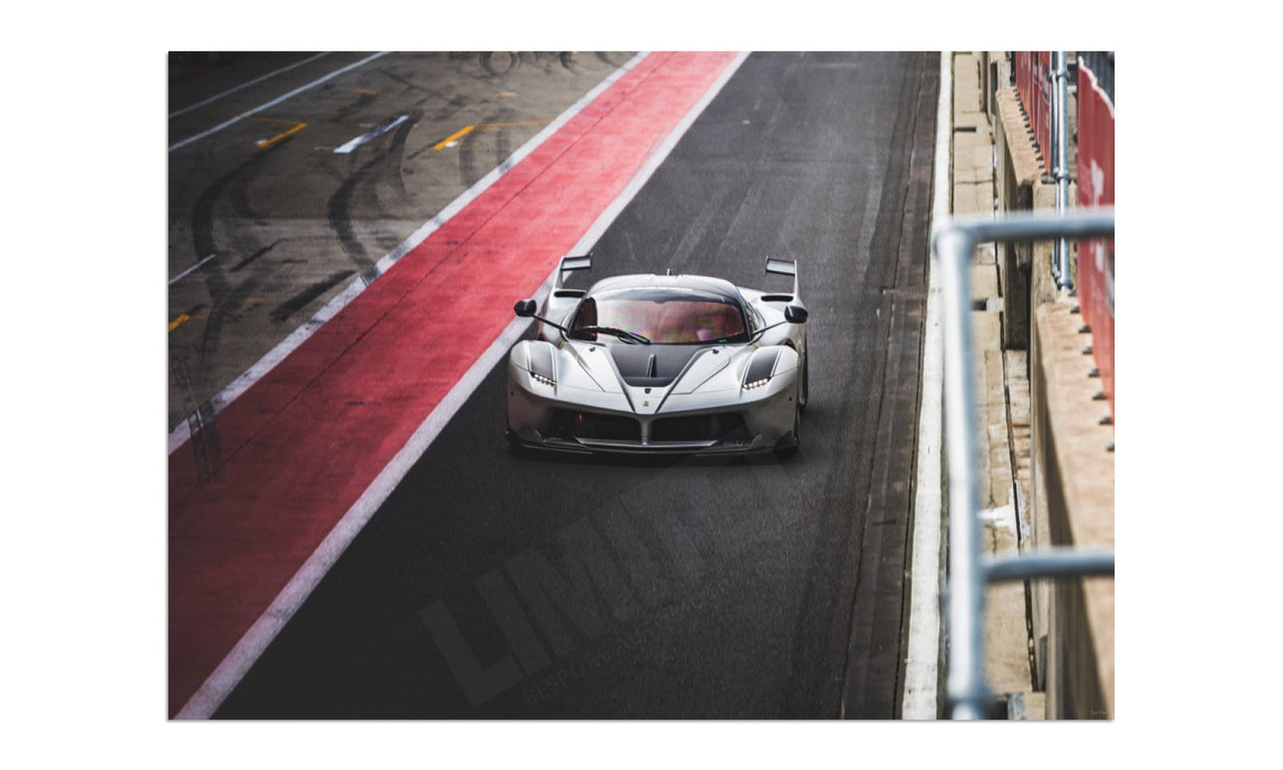 Ferrari FXX-K at Silverstone (Pensive)