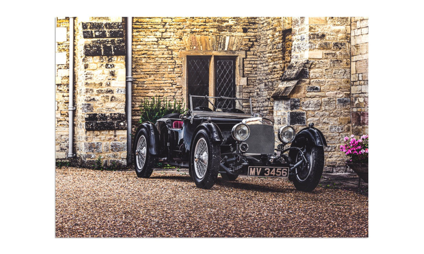 Aston Martin Short Chassis Le Mans 1933 at Turvey Abbey (Departure)