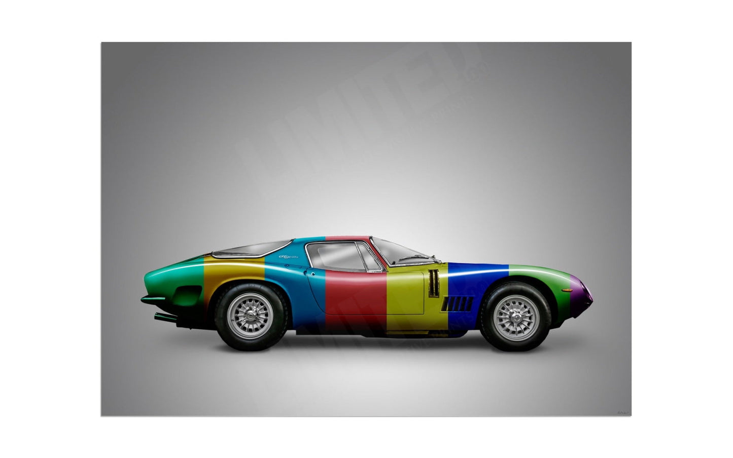 Bizzarrini 5300 GT Strada (stripes)