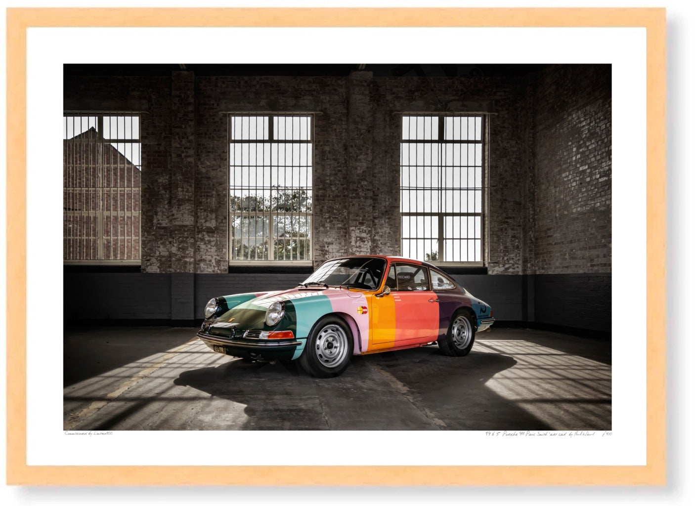 1965 Porsche 911 Paul Smith 'art car' at Bicester Heritage