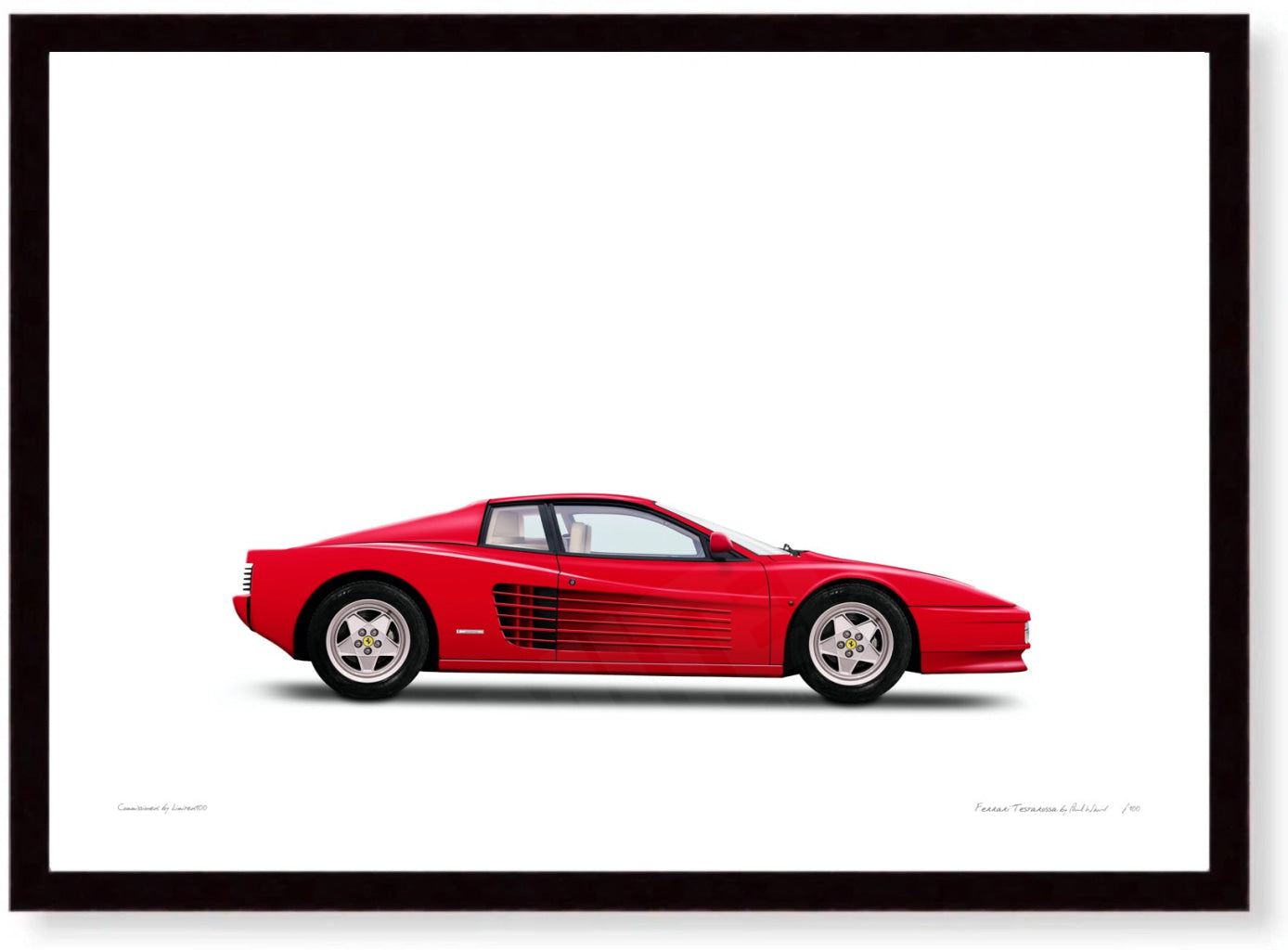 Ferrari Testarossa (red, white)