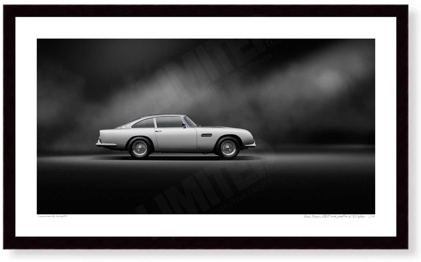 Aston Martin DB5 side profile (studio)