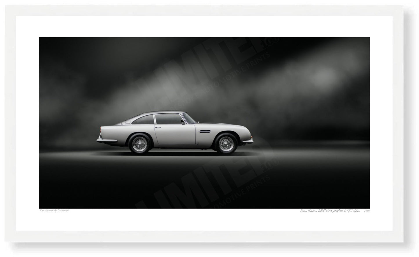 Aston Martin DB5 side profile (studio)