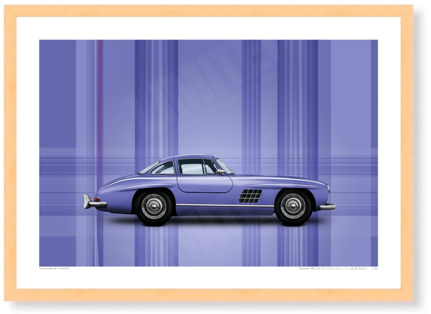Mercedes-Benz 300 SL (Very Peri Pantone 17-3938)