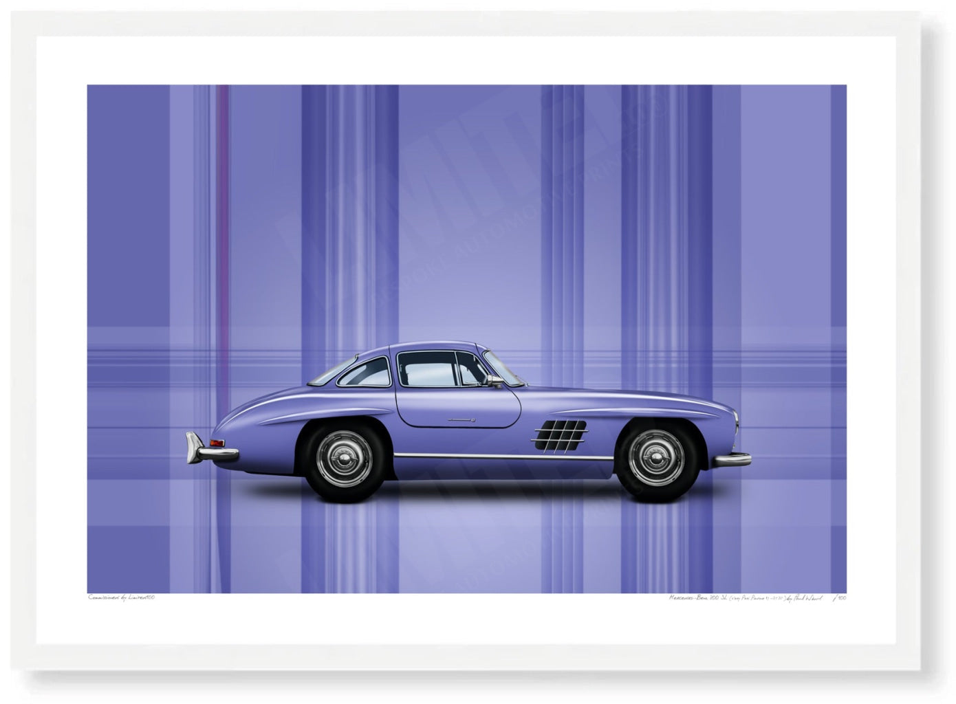 Mercedes-Benz 300 SL (Very Peri Pantone 17-3938)