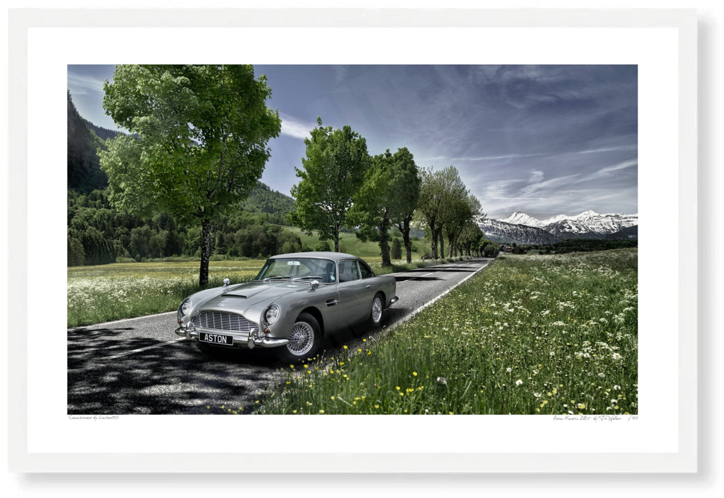 Aston Martin DB5 in Switzerland