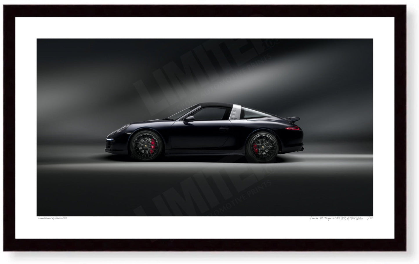 Porsche 911 Targa 4 GTS (991) side profile