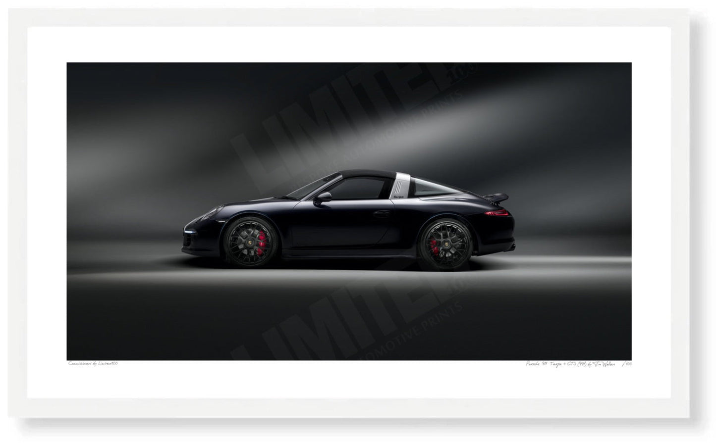 Porsche 911 Targa 4 GTS (991) side profile
