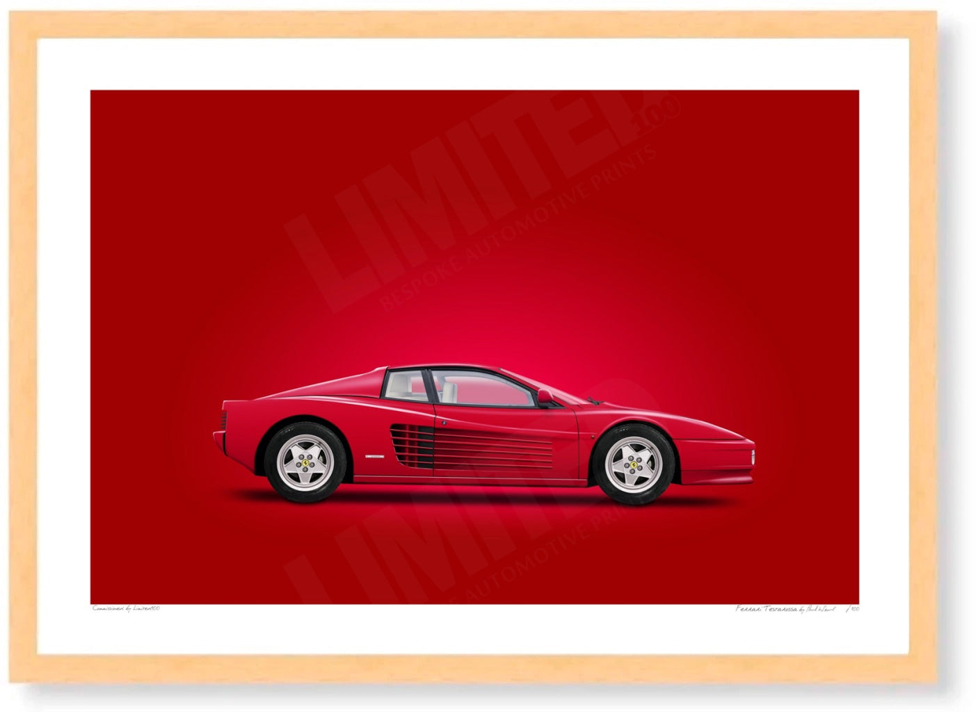 Ferrari Testarossa (red, red)