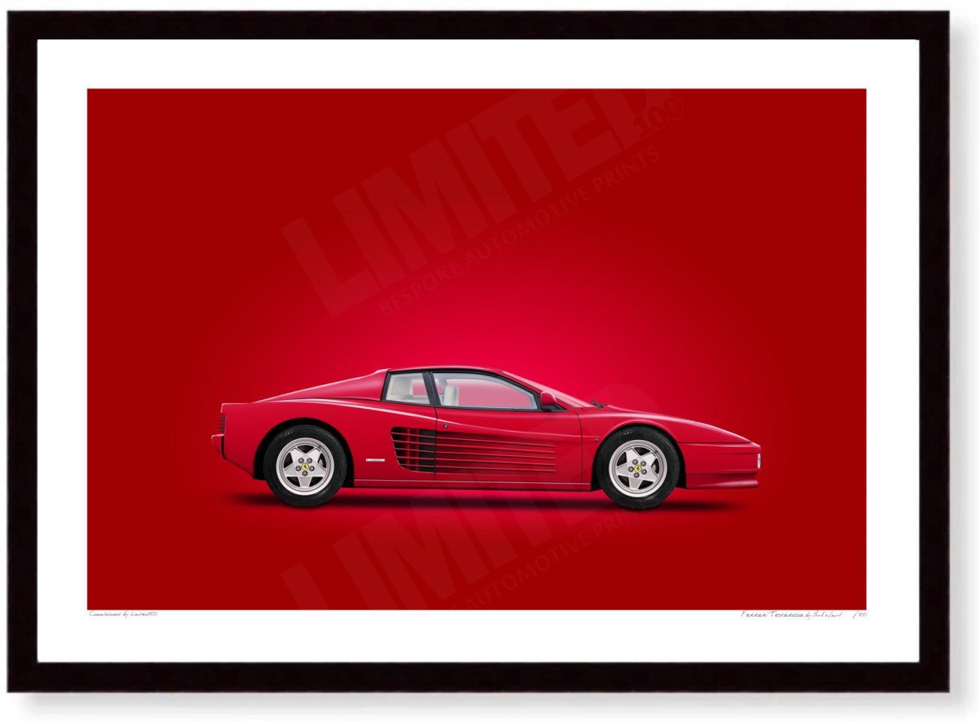 Ferrari Testarossa (red, red)