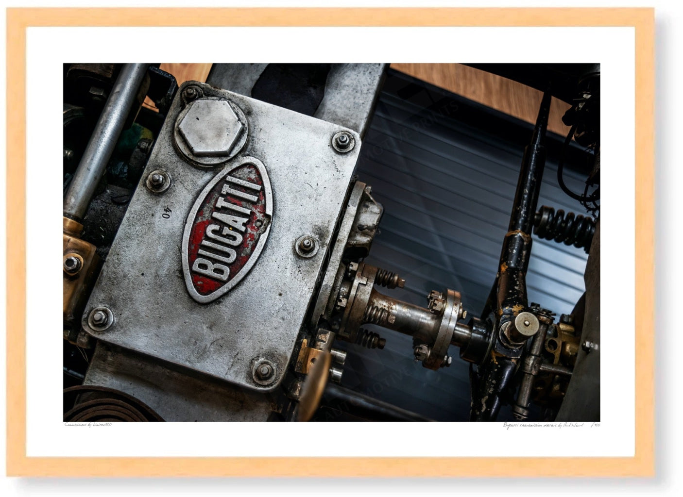Bugatti transmission detail