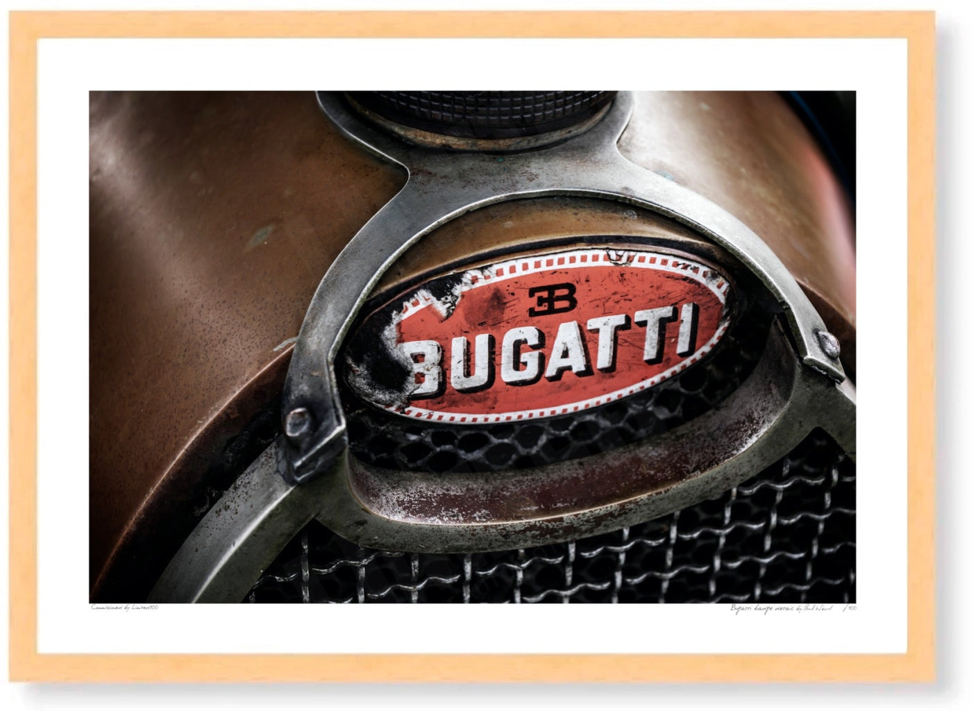 Bugatti badge detail