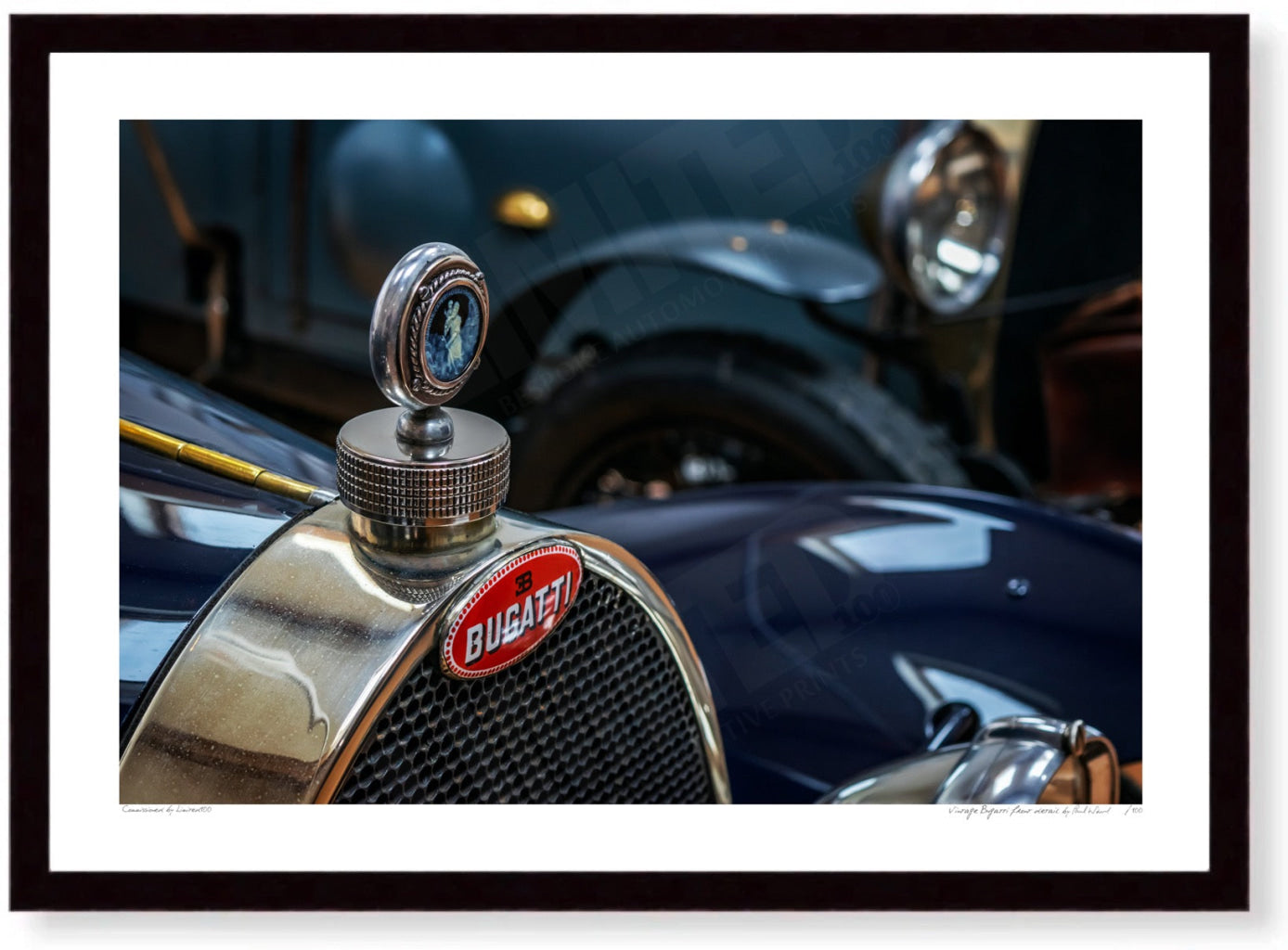Vintage Bugatti front detail