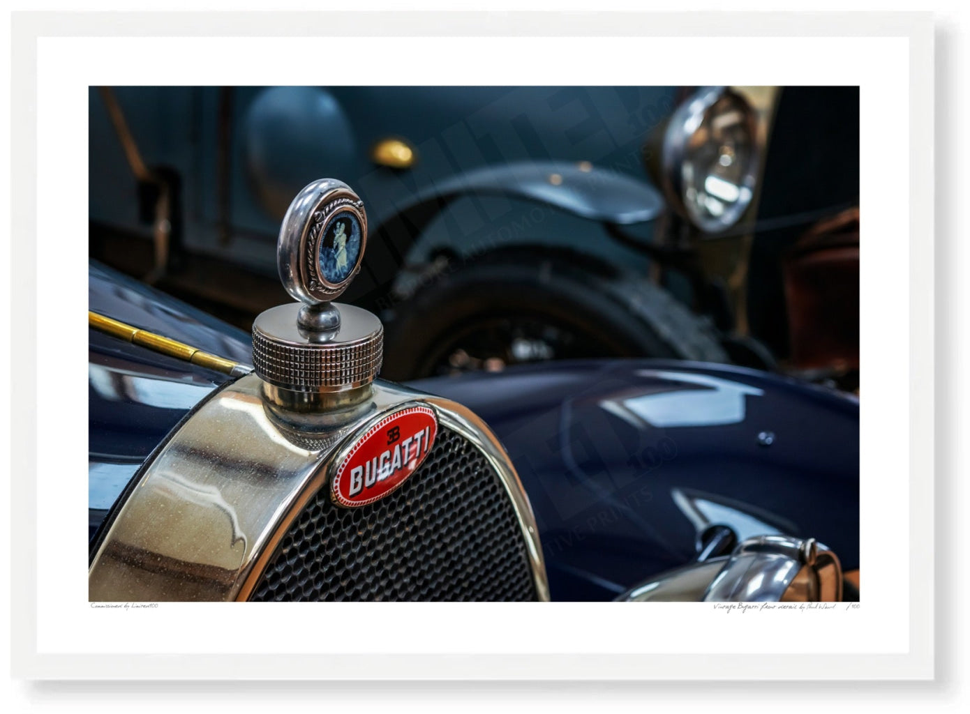 Vintage Bugatti front detail