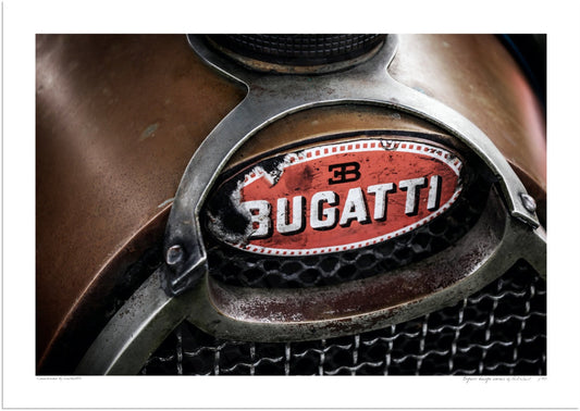 Bugatti badge detail