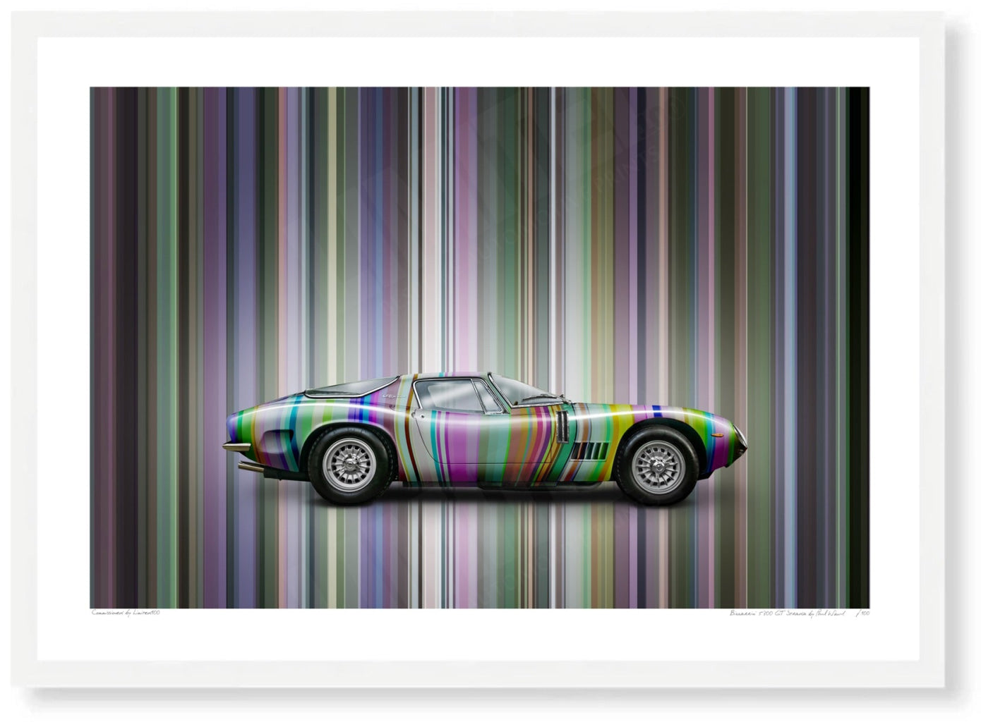 Bizzarrini 5300 GT Strada (technicolour stripes)