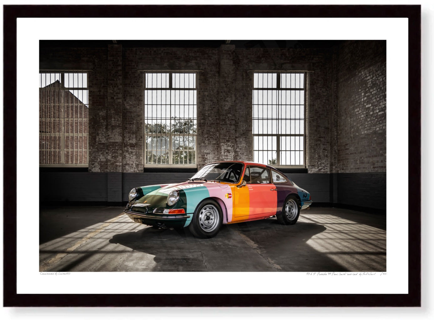1965 Porsche 911 Paul Smith 'art car' at Bicester Heritage