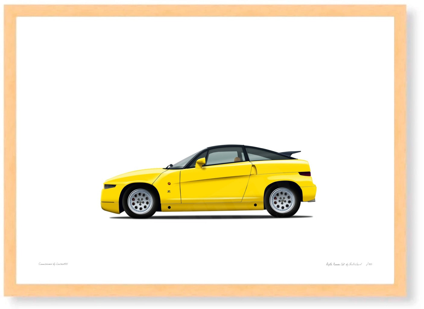 Alfa Romeo SZ (yellow)