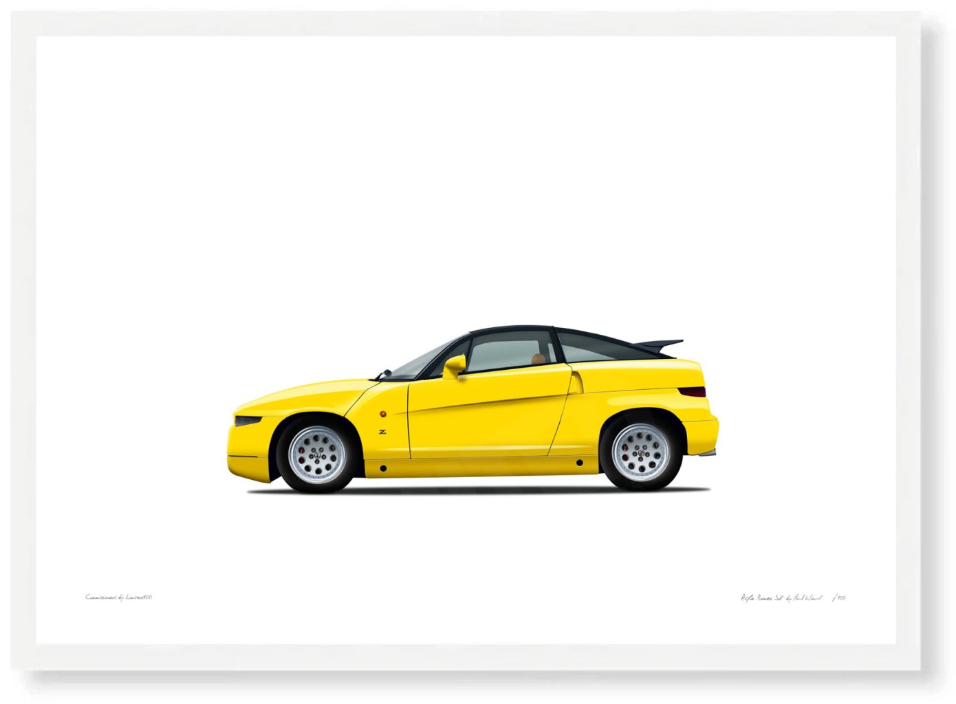 Alfa Romeo SZ (yellow)